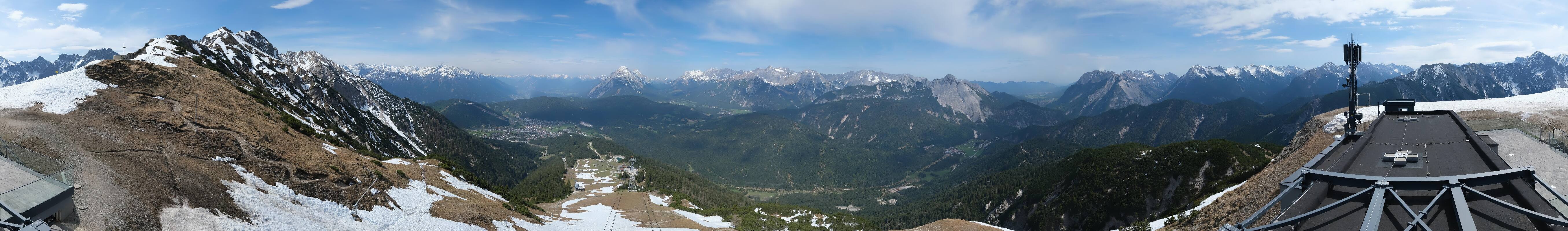 Archiv Foto Webcam Seefeld Rosshütte - Bergstation Seefelder Joch