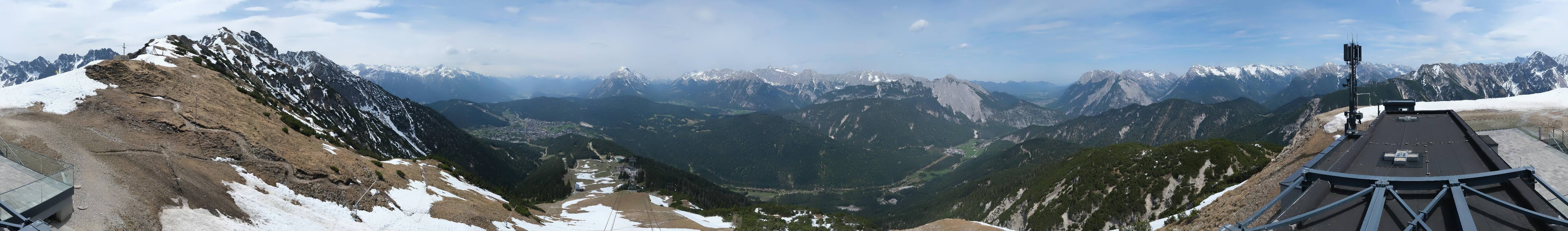 Archiv Foto Webcam Seefeld Rosshütte - Bergstation Seefelder Joch