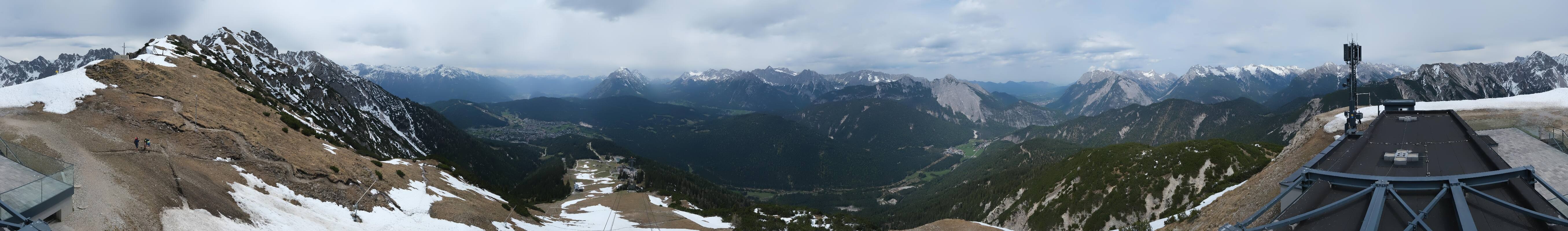 Archiv Foto Webcam Seefeld Rosshütte - Bergstation Seefelder Joch