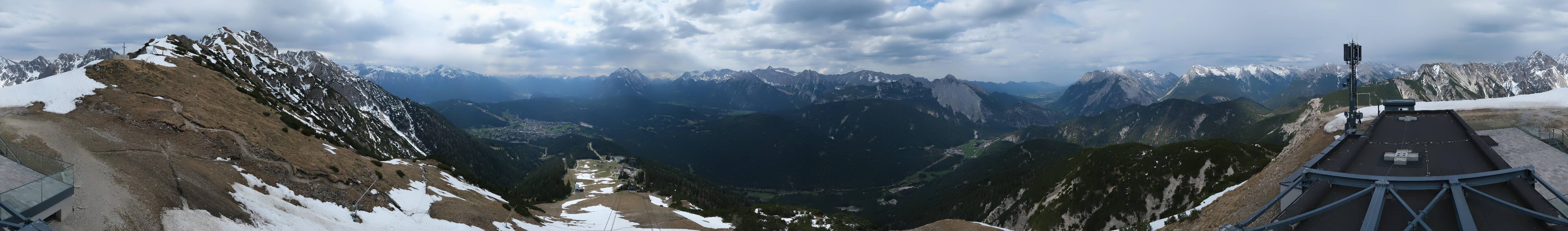 Archiv Foto Webcam Seefeld Rosshütte - Bergstation Seefelder Joch