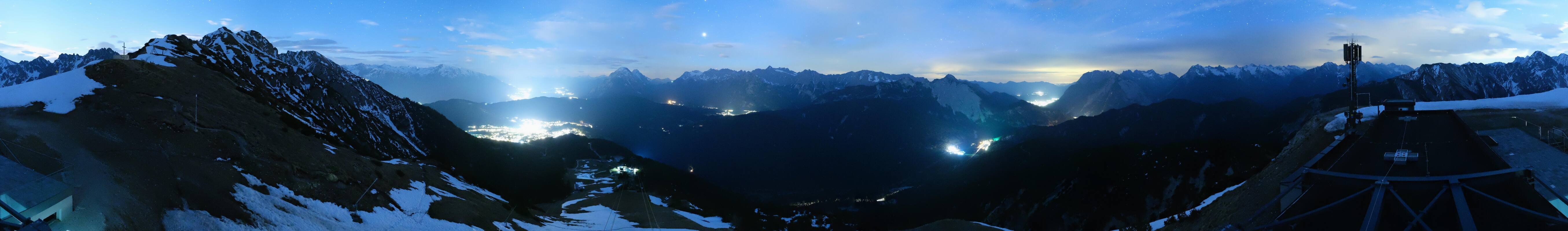 Archiv Foto Webcam Seefeld Rosshütte - Bergstation Seefelder Joch