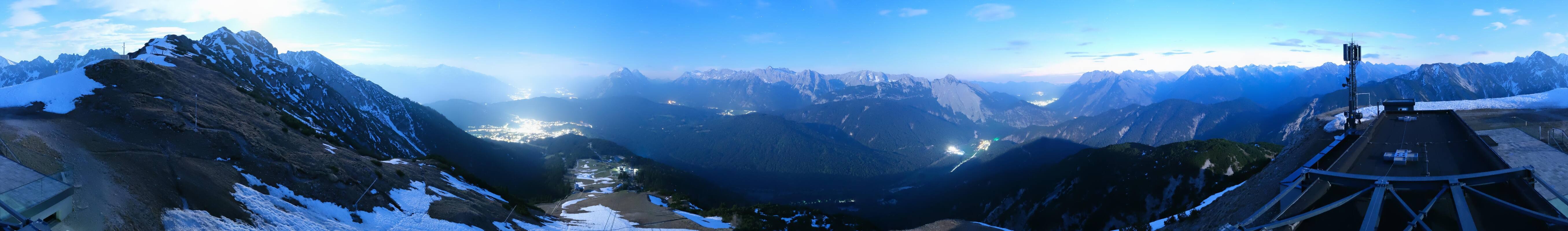 Archiv Foto Webcam Seefeld Rosshütte - Bergstation Seefelder Joch