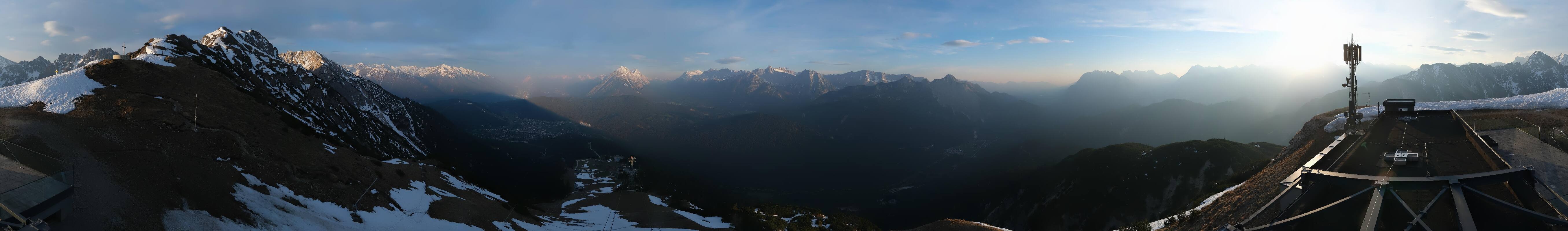 Archiv Foto Webcam Seefeld Rosshütte - Bergstation Seefelder Joch