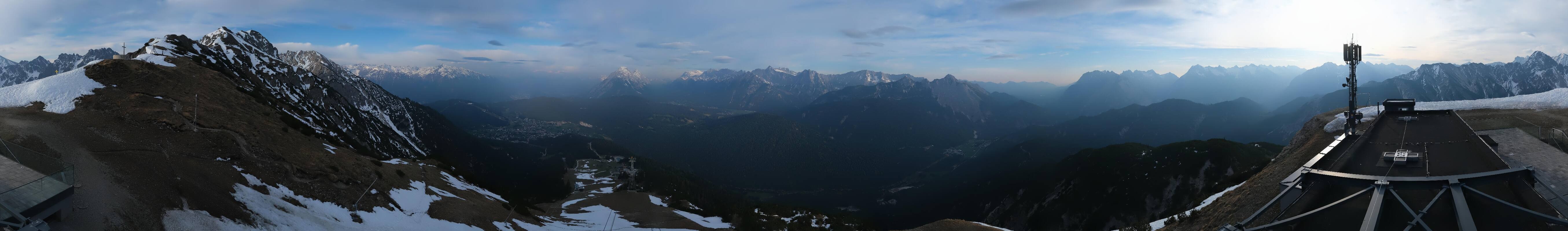 Archiv Foto Webcam Seefeld Rosshütte - Bergstation Seefelder Joch