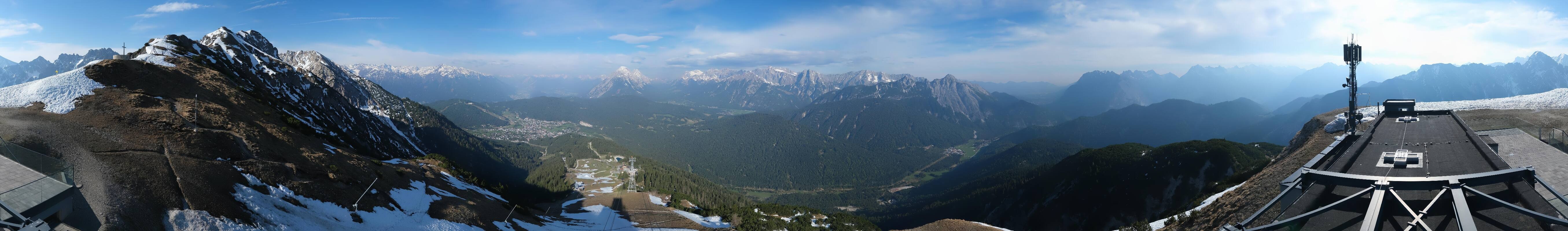 Archiv Foto Webcam Seefeld Rosshütte - Bergstation Seefelder Joch