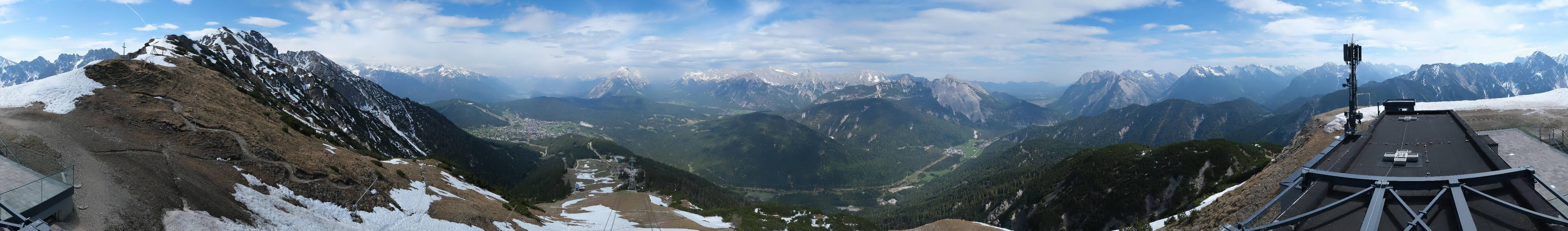 Archiv Foto Webcam Seefeld Rosshütte - Bergstation Seefelder Joch