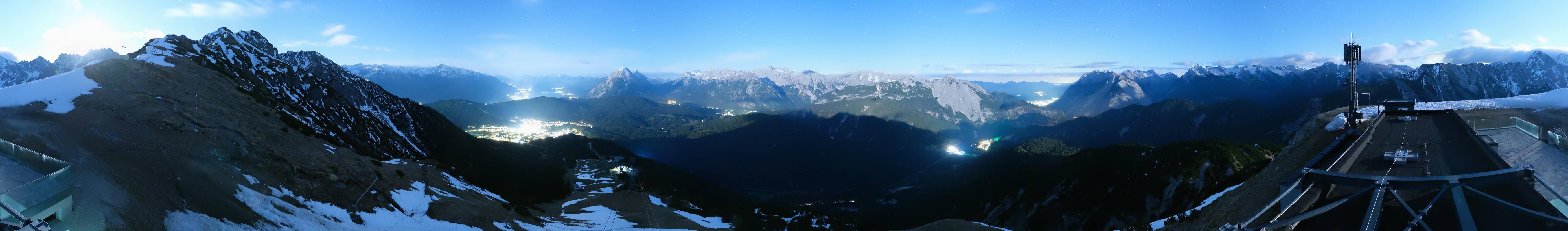Archiv Foto Webcam Seefeld Rosshütte - Bergstation Seefelder Joch