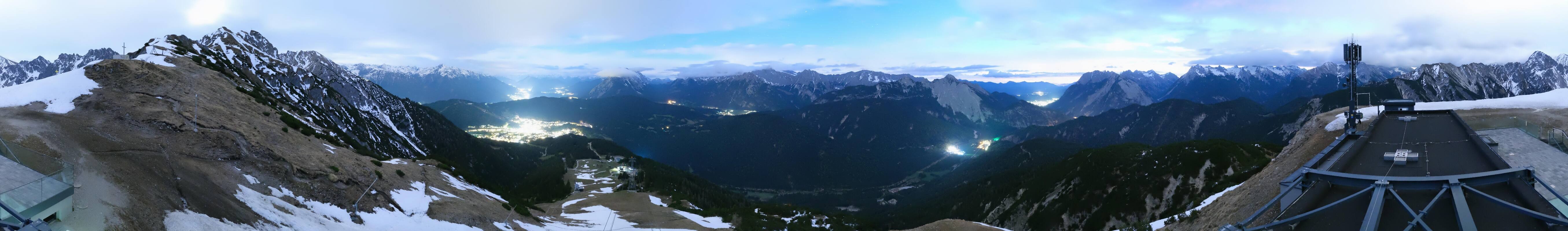 Archiv Foto Webcam Seefeld Rosshütte - Bergstation Seefelder Joch