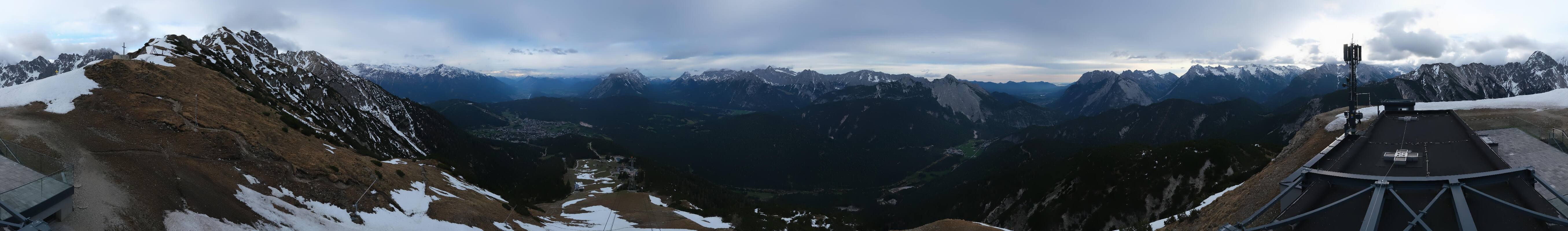 Archiv Foto Webcam Seefeld Rosshütte - Bergstation Seefelder Joch