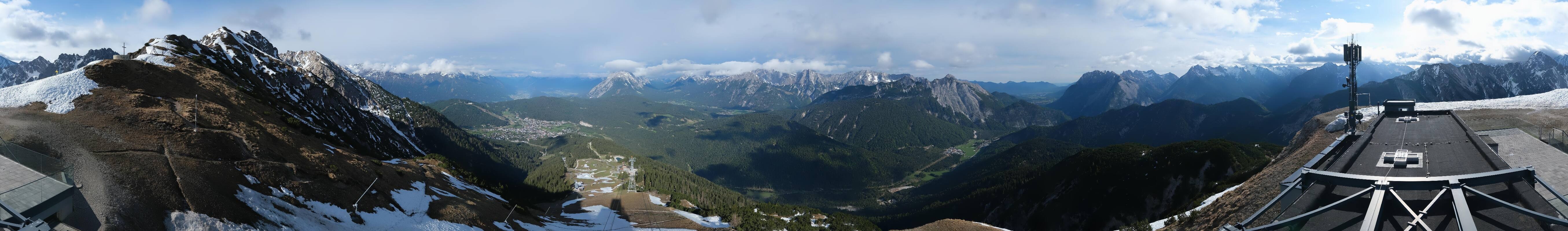 Archiv Foto Webcam Seefeld Rosshütte - Bergstation Seefelder Joch