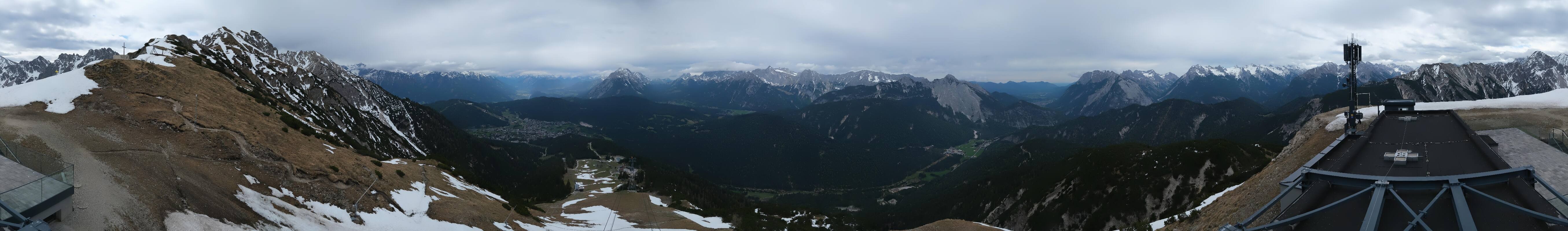 Archiv Foto Webcam Seefeld Rosshütte - Bergstation Seefelder Joch
