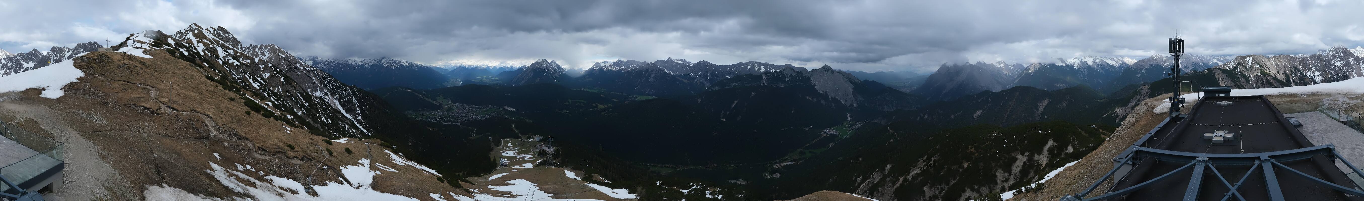 Archiv Foto Webcam Seefeld Rosshütte - Bergstation Seefelder Joch