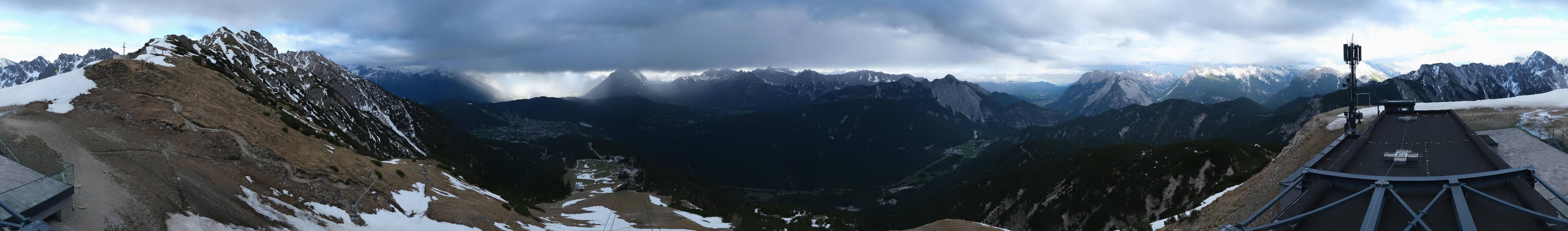 Archiv Foto Webcam Seefeld Rosshütte - Bergstation Seefelder Joch
