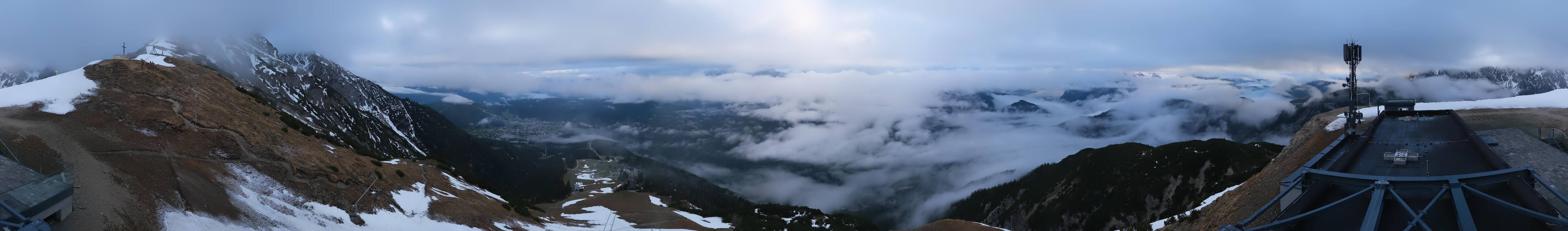 Archiv Foto Webcam Seefeld Rosshütte - Bergstation Seefelder Joch