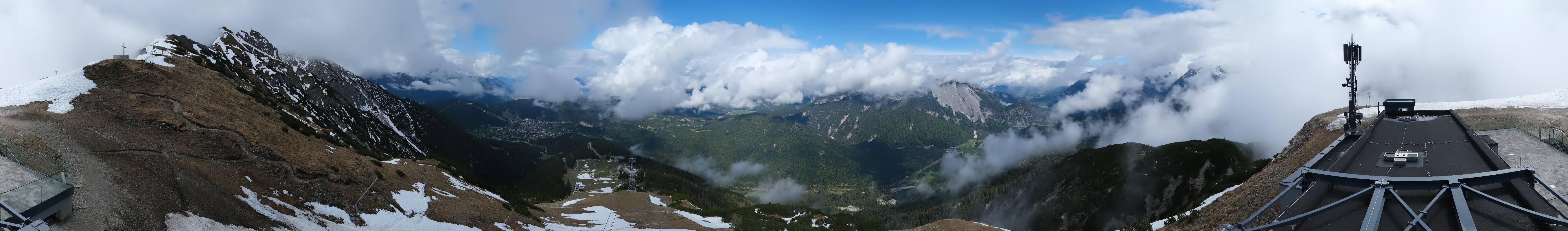 Archiv Foto Webcam Seefeld Rosshütte - Bergstation Seefelder Joch