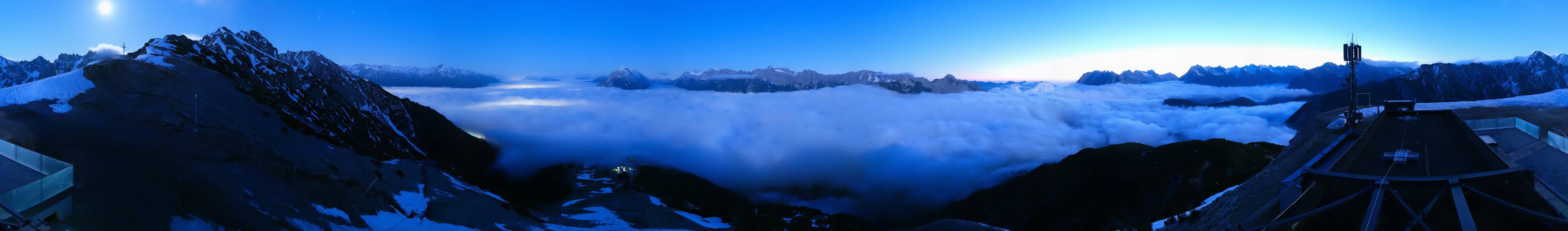 Archiv Foto Webcam Seefeld Rosshütte - Bergstation Seefelder Joch