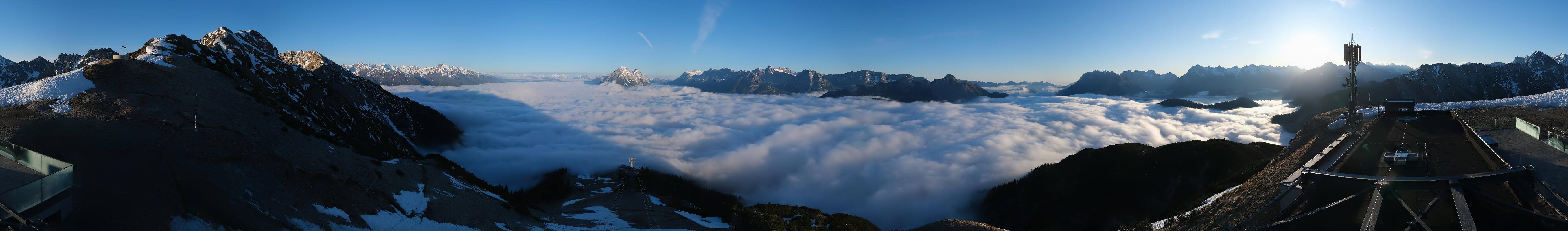 Archiv Foto Webcam Seefeld Rosshütte - Bergstation Seefelder Joch