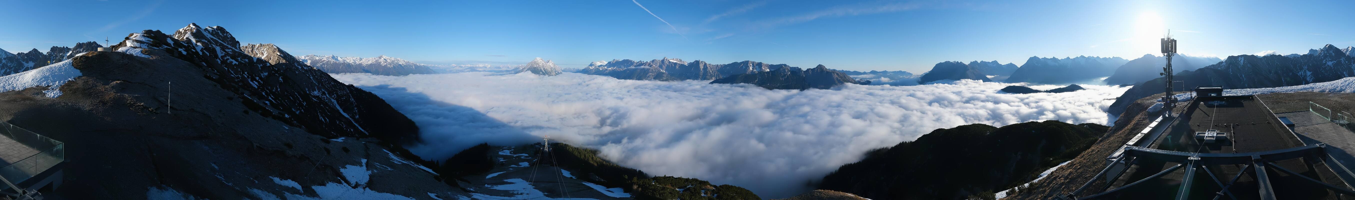 Archiv Foto Webcam Seefeld Rosshütte - Bergstation Seefelder Joch