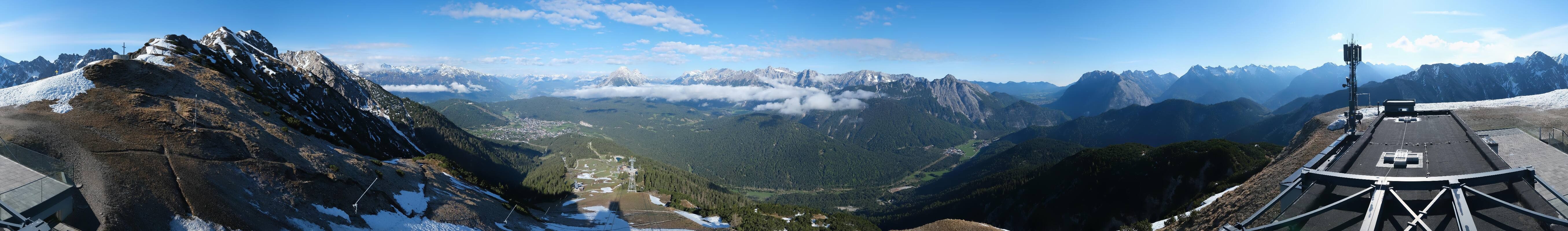 Archiv Foto Webcam Seefeld Rosshütte - Bergstation Seefelder Joch