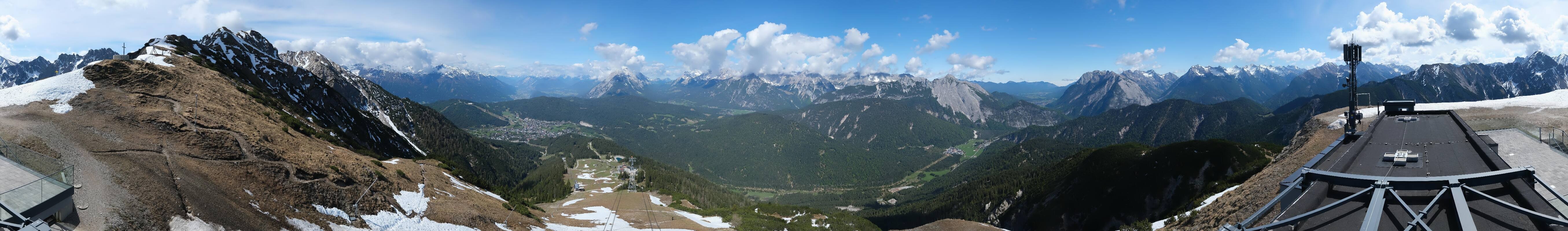 Archiv Foto Webcam Seefeld Rosshütte - Bergstation Seefelder Joch