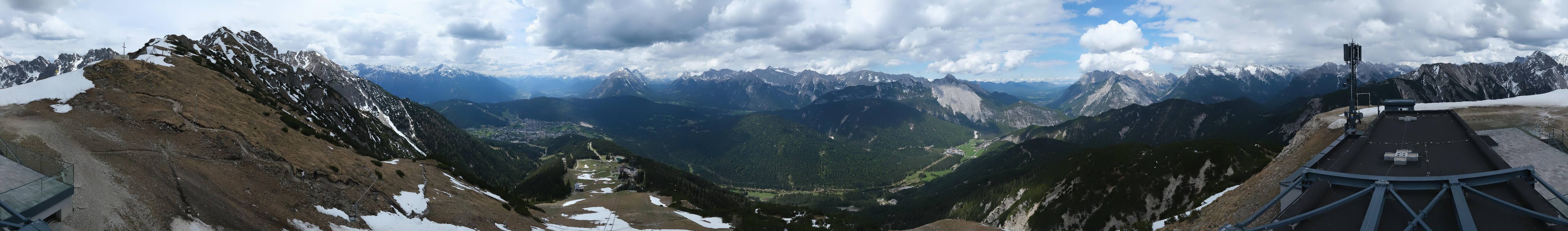 Archiv Foto Webcam Seefeld Rosshütte - Bergstation Seefelder Joch