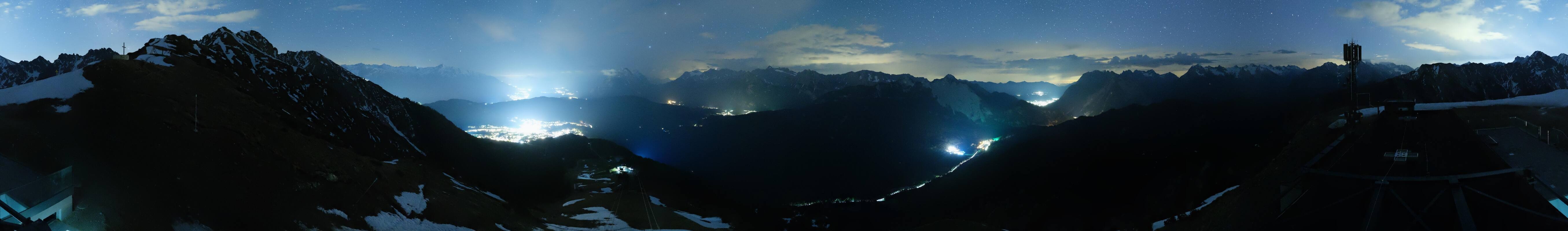 Archiv Foto Webcam Seefeld Rosshütte - Bergstation Seefelder Joch