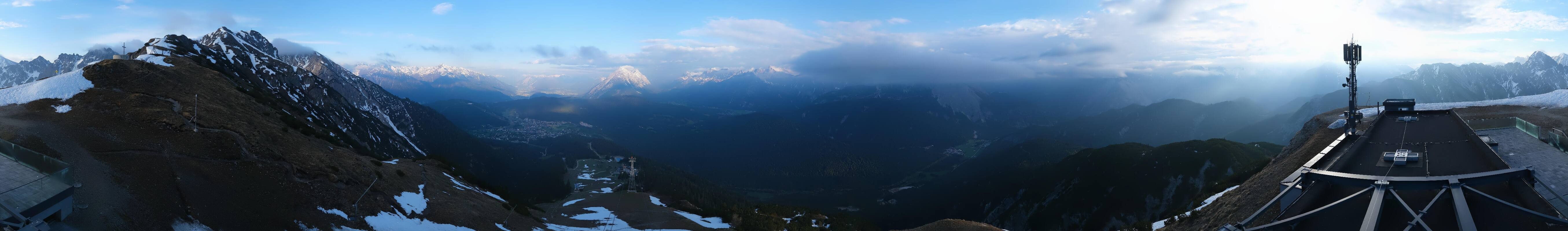 Archiv Foto Webcam Seefeld Rosshütte - Bergstation Seefelder Joch