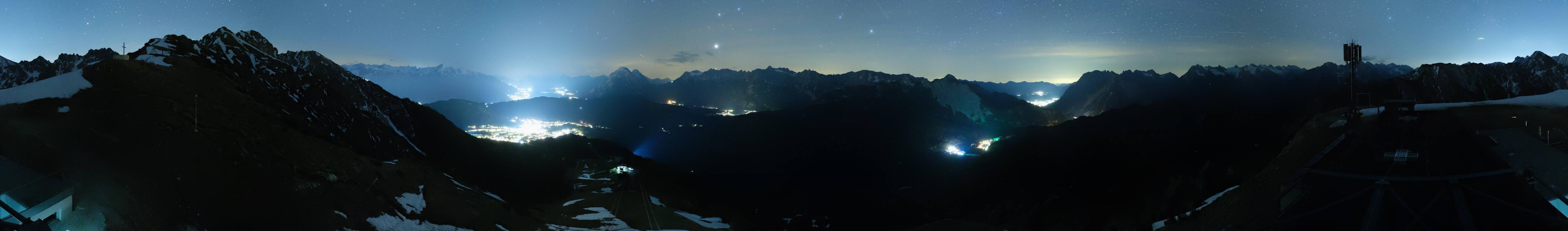 Archiv Foto Webcam Seefeld Rosshütte - Bergstation Seefelder Joch