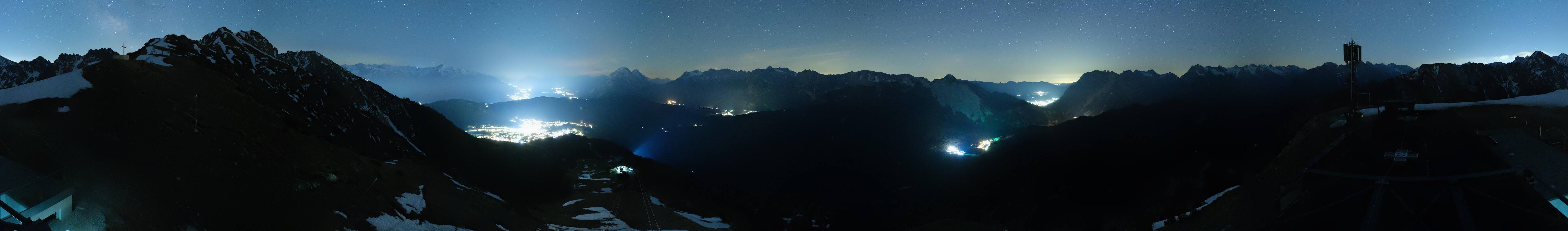 Archiv Foto Webcam Seefeld Rosshütte - Bergstation Seefelder Joch