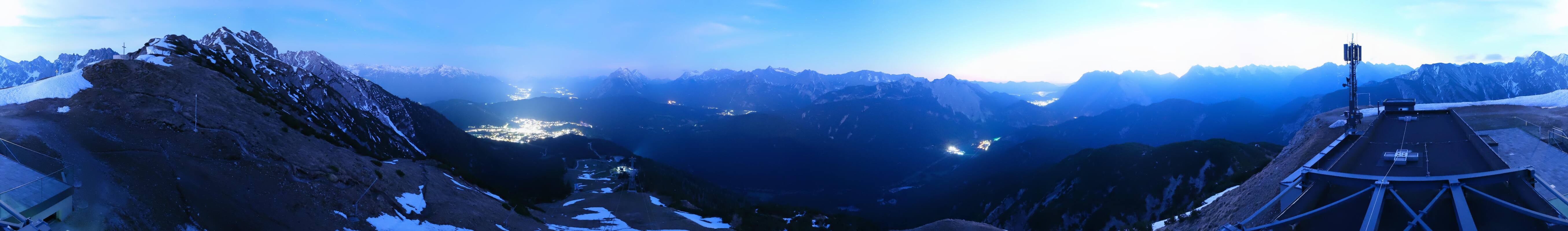 Archiv Foto Webcam Seefeld Rosshütte - Bergstation Seefelder Joch