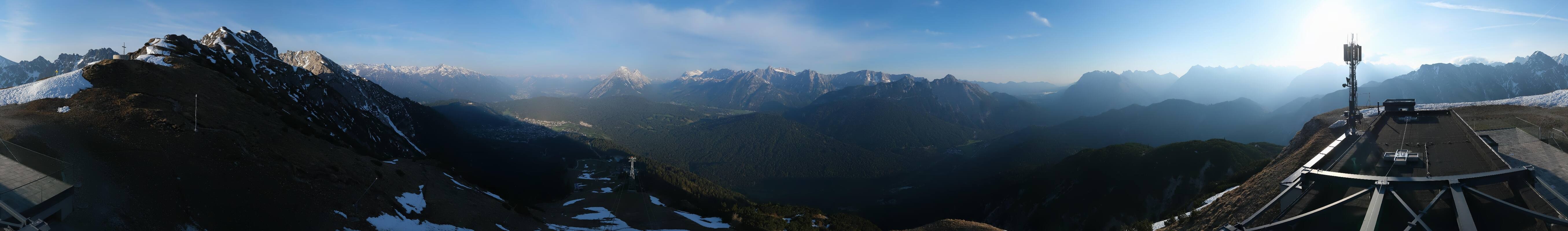 Archiv Foto Webcam Seefeld Rosshütte - Bergstation Seefelder Joch