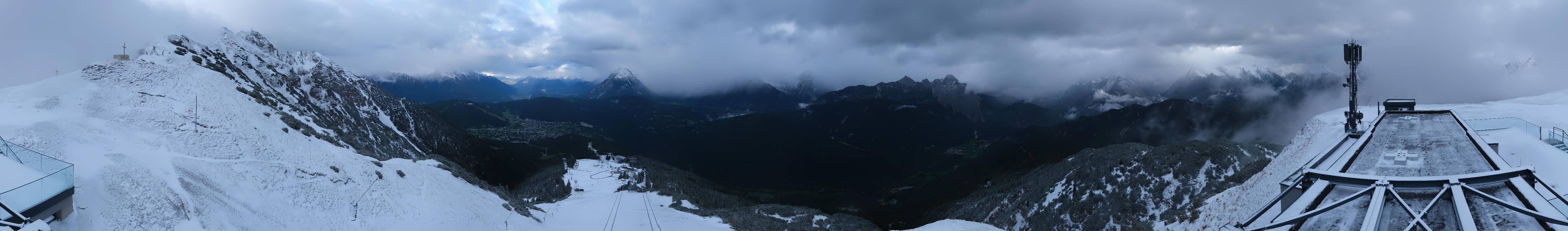 Archiv Foto Webcam Seefeld Rosshütte - Bergstation Seefelder Joch