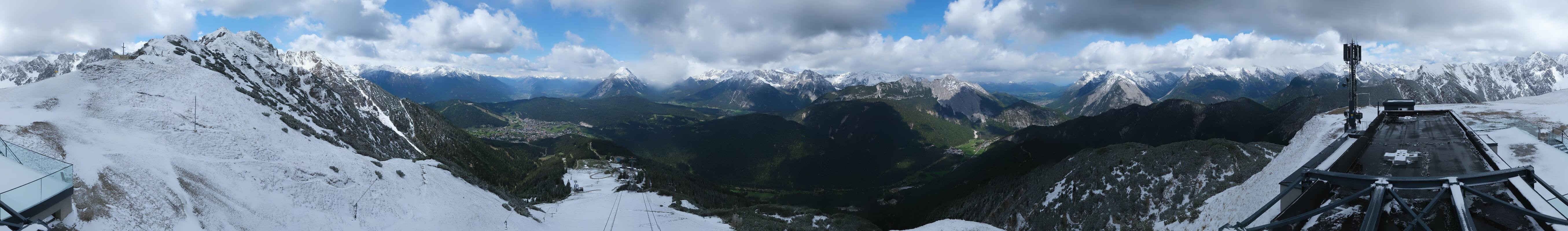 Archiv Foto Webcam Seefeld Rosshütte - Bergstation Seefelder Joch