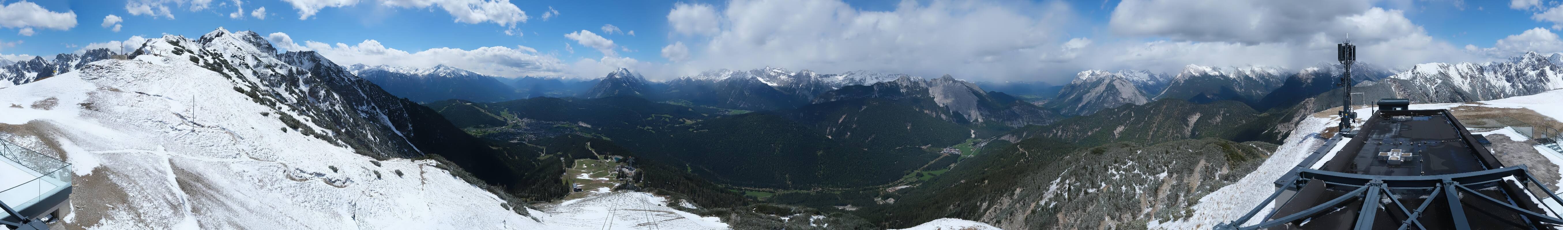 Archiv Foto Webcam Seefeld Rosshütte - Bergstation Seefelder Joch