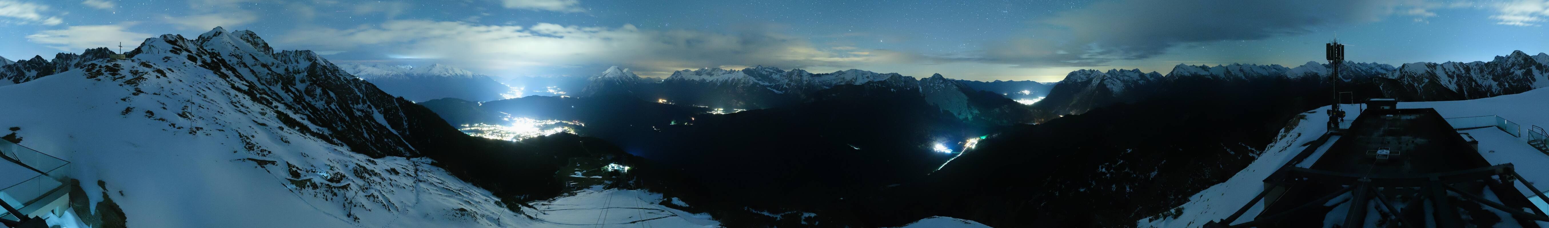 Archiv Foto Webcam Seefeld Rosshütte - Bergstation Seefelder Joch