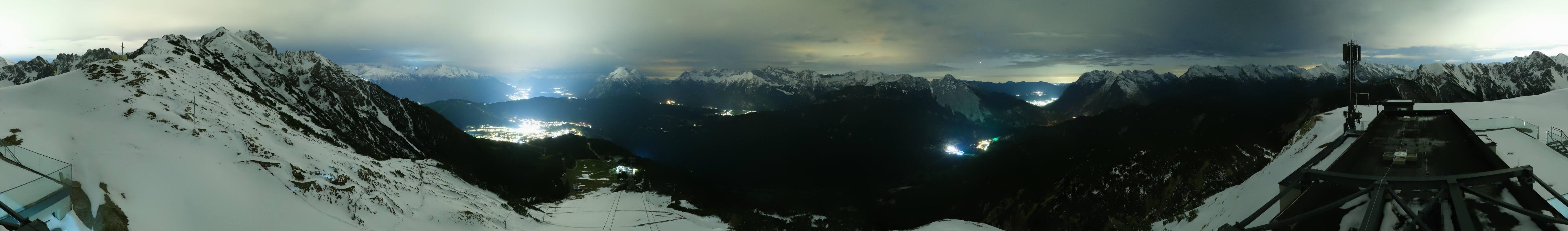 Archiv Foto Webcam Seefeld Rosshütte - Bergstation Seefelder Joch