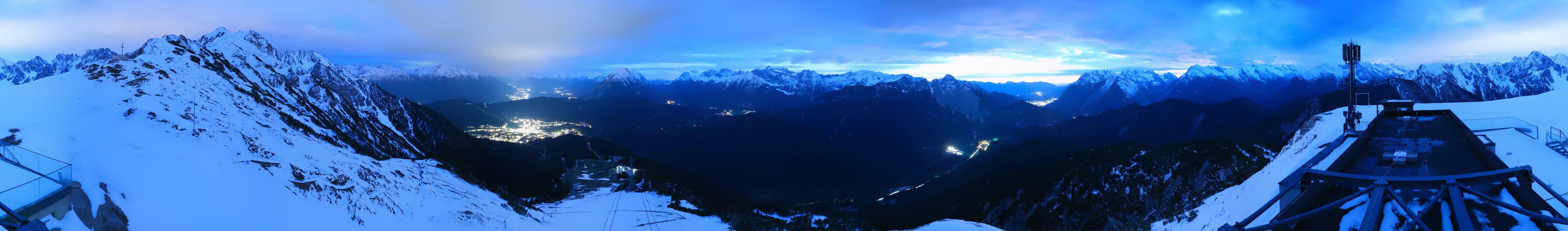 Archiv Foto Webcam Seefeld Rosshütte - Bergstation Seefelder Joch