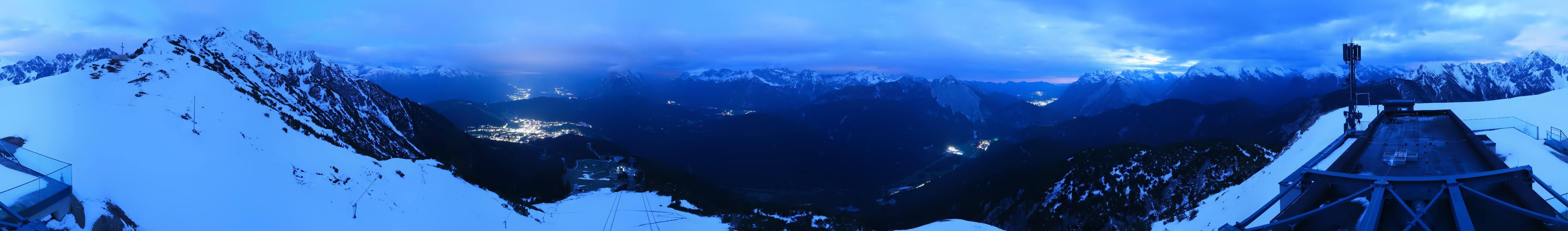 Archiv Foto Webcam Seefeld Rosshütte - Bergstation Seefelder Joch