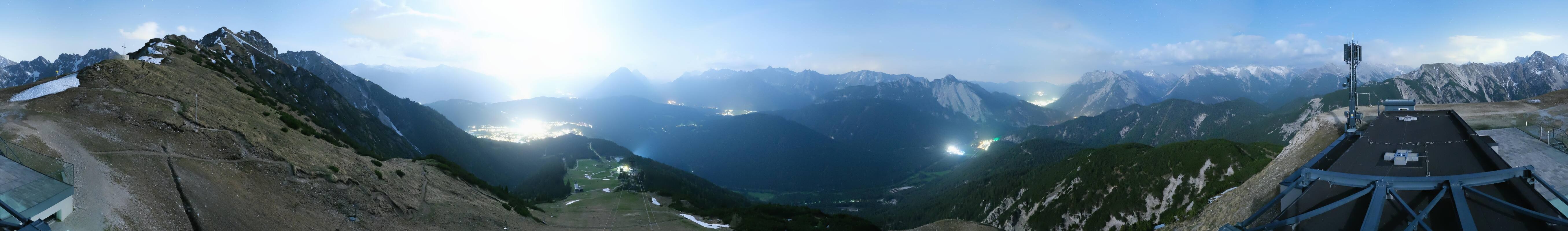 Archiv Foto Webcam Seefeld Rosshütte - Bergstation Seefelder Joch