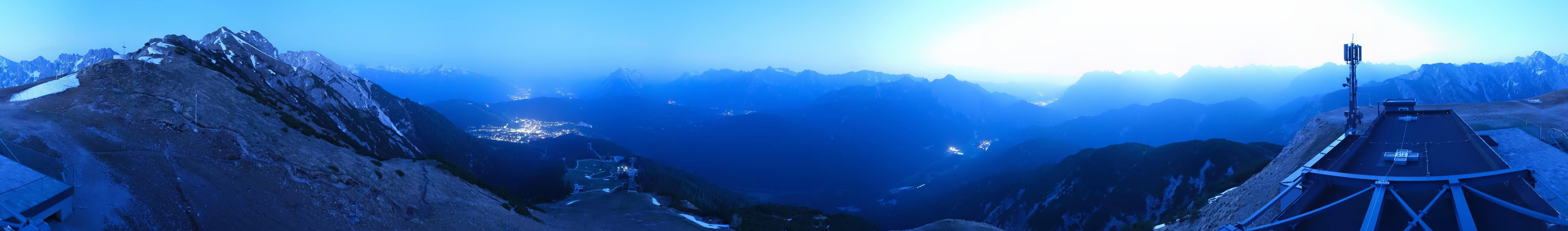Archiv Foto Webcam Seefeld Rosshütte - Bergstation Seefelder Joch