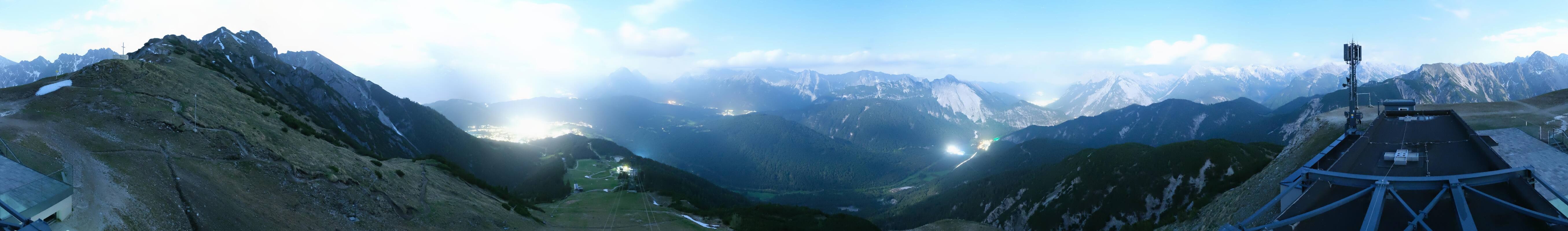 Archiv Foto Webcam Seefeld Rosshütte - Bergstation Seefelder Joch