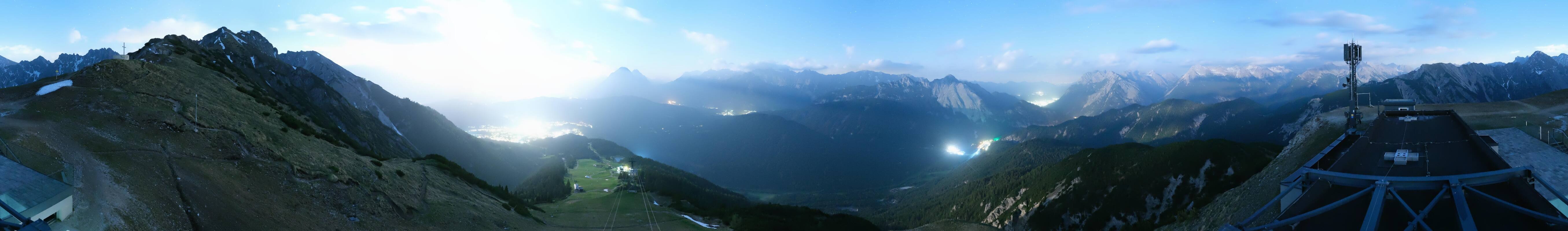Archiv Foto Webcam Seefeld Rosshütte - Bergstation Seefelder Joch