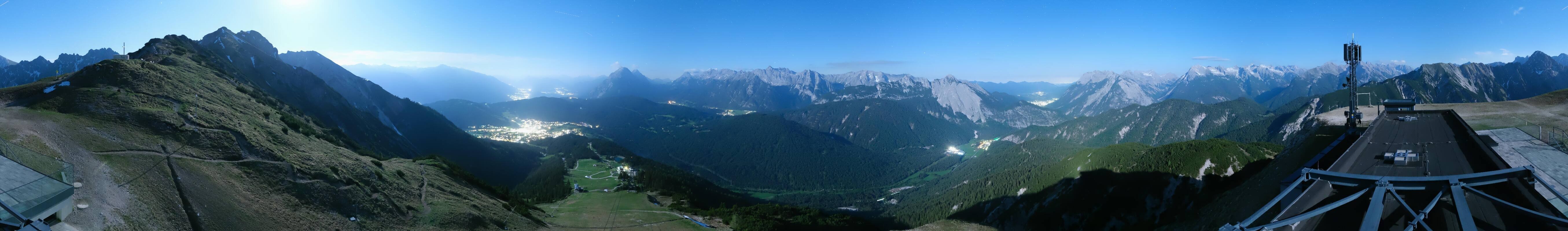 Archiv Foto Webcam Seefeld Rosshütte - Bergstation Seefelder Joch