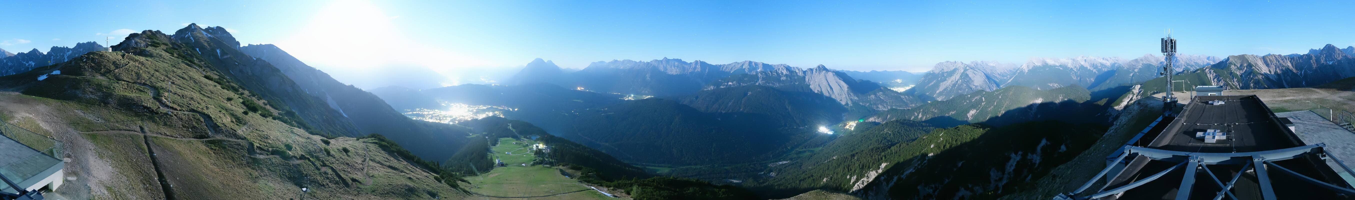 Archiv Foto Webcam Seefeld Rosshütte - Bergstation Seefelder Joch