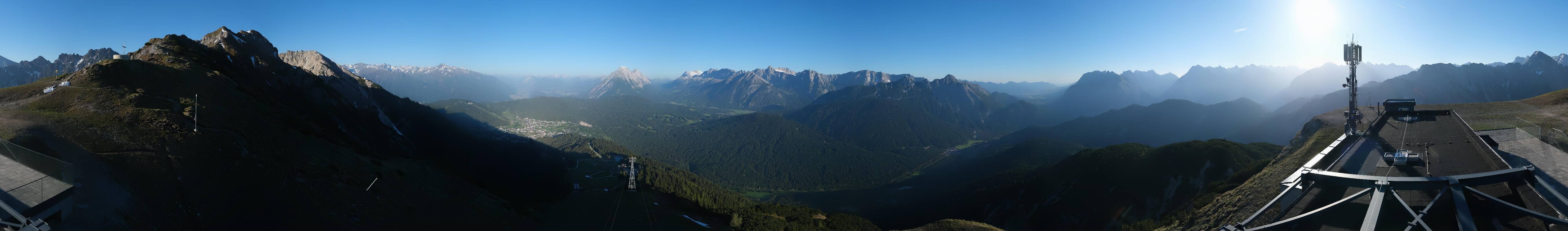 Archiv Foto Webcam Seefeld Rosshütte - Bergstation Seefelder Joch