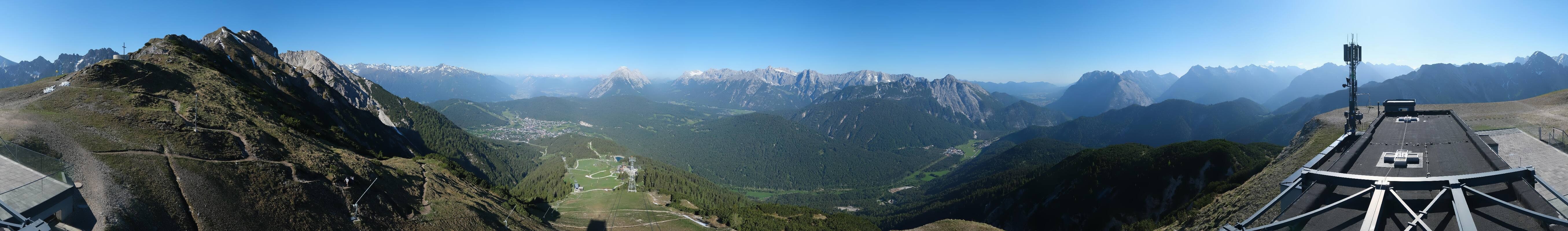 Archiv Foto Webcam Seefeld Rosshütte - Bergstation Seefelder Joch
