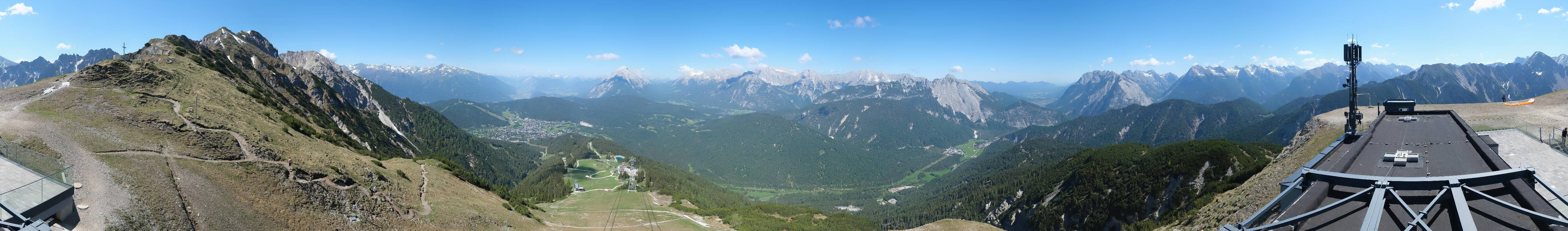 Archiv Foto Webcam Seefeld Rosshütte - Bergstation Seefelder Joch