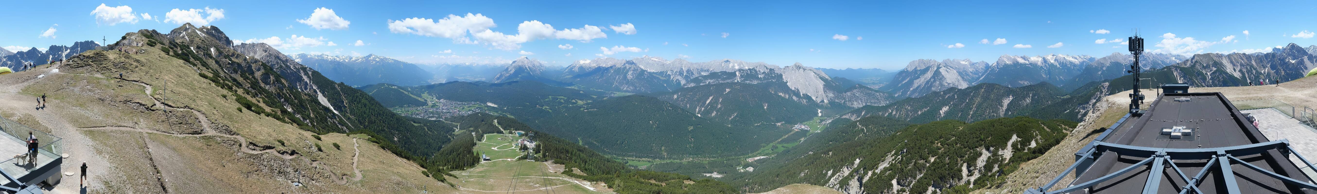 Archiv Foto Webcam Seefeld Rosshütte - Bergstation Seefelder Joch
