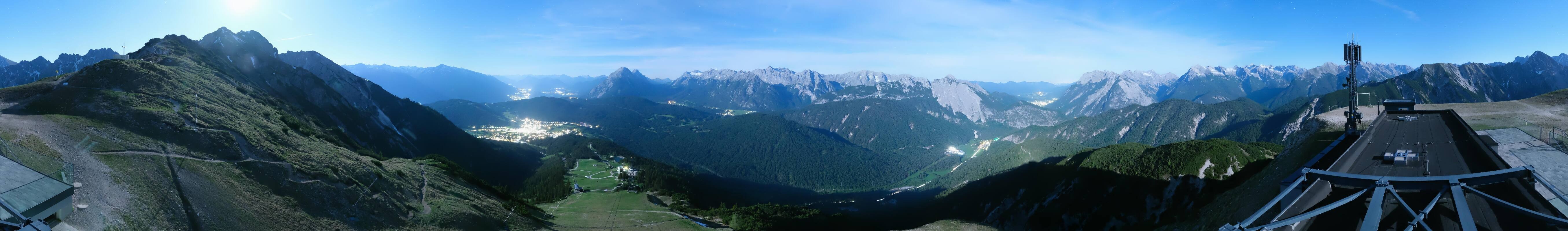 Archiv Foto Webcam Seefeld Rosshütte - Bergstation Seefelder Joch