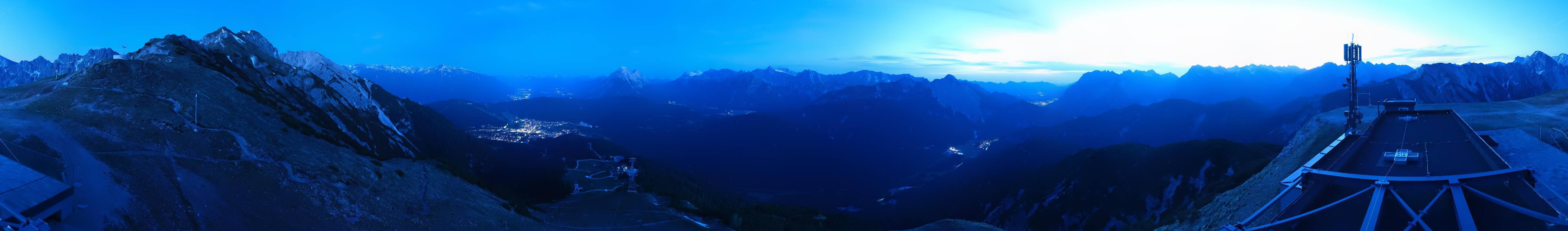 Archiv Foto Webcam Seefeld Rosshütte - Bergstation Seefelder Joch